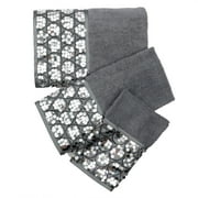 Sinatra Silver - 3-Piece Popular Bath Bathroom Pool, Hand, Wash Towel Set