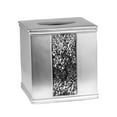 thumbnail image 1 of Sinatra Silver Bath Accessories Tissue Box - 6"H x 6"W x 6"D, 1 of 5