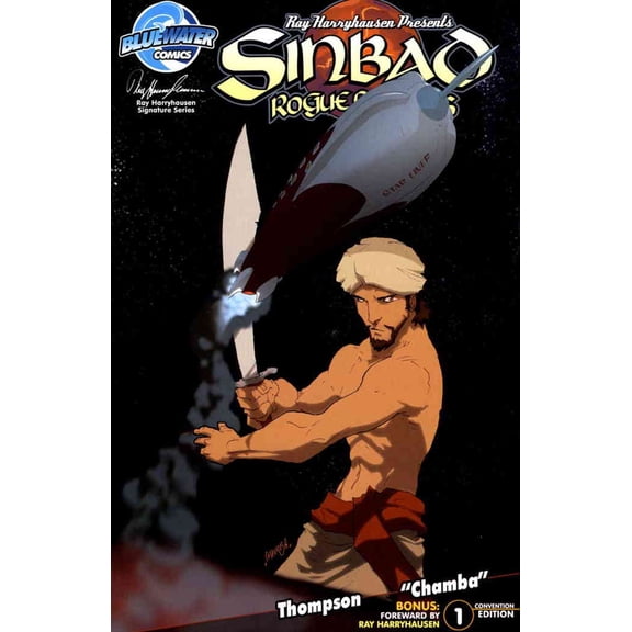 Sinbad: Rogue of Mars Ashcan #1 VF ; Bluewater Comic Book