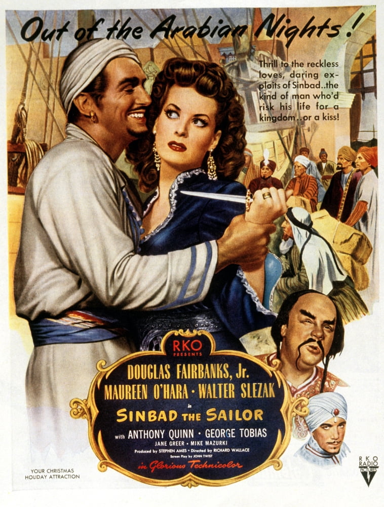Sinbad The Sailor Canvas Art - (24 x 36)