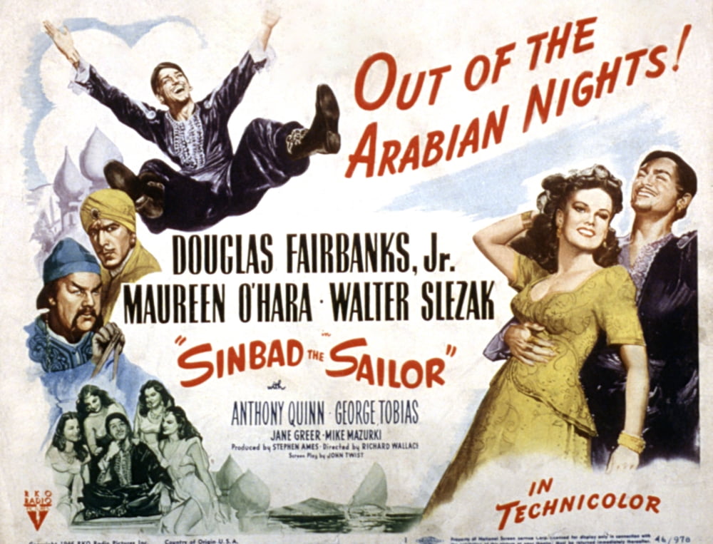 Sinbad The Sailor Canvas Art - (28 x 22)