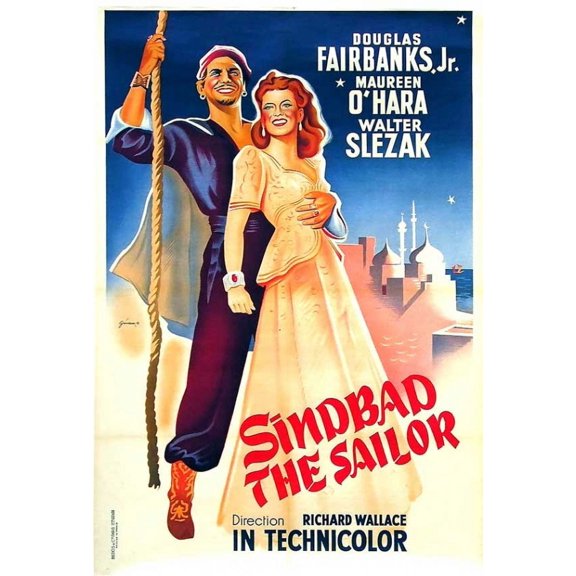 Sinbad, the Sailor Movie Poster (11 x 17)