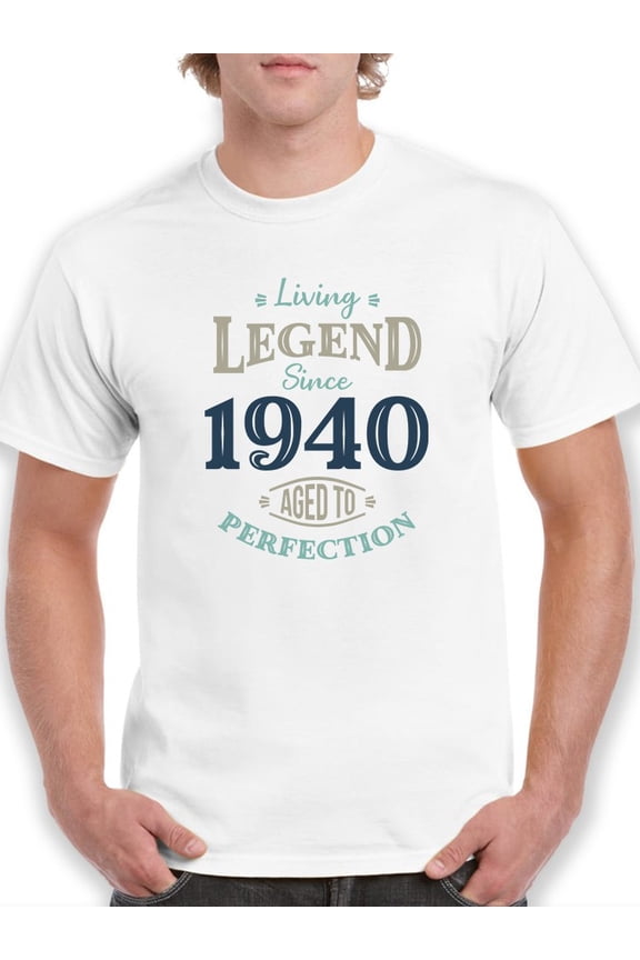 Since 1940 Aged To Perfection Men T-Shirt, Male x-Large