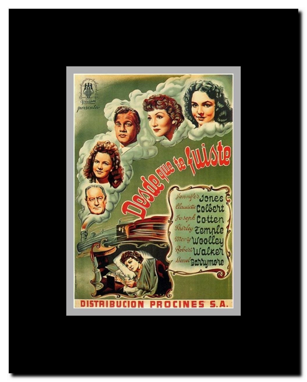 Since You Went Away Framed Movie Poster