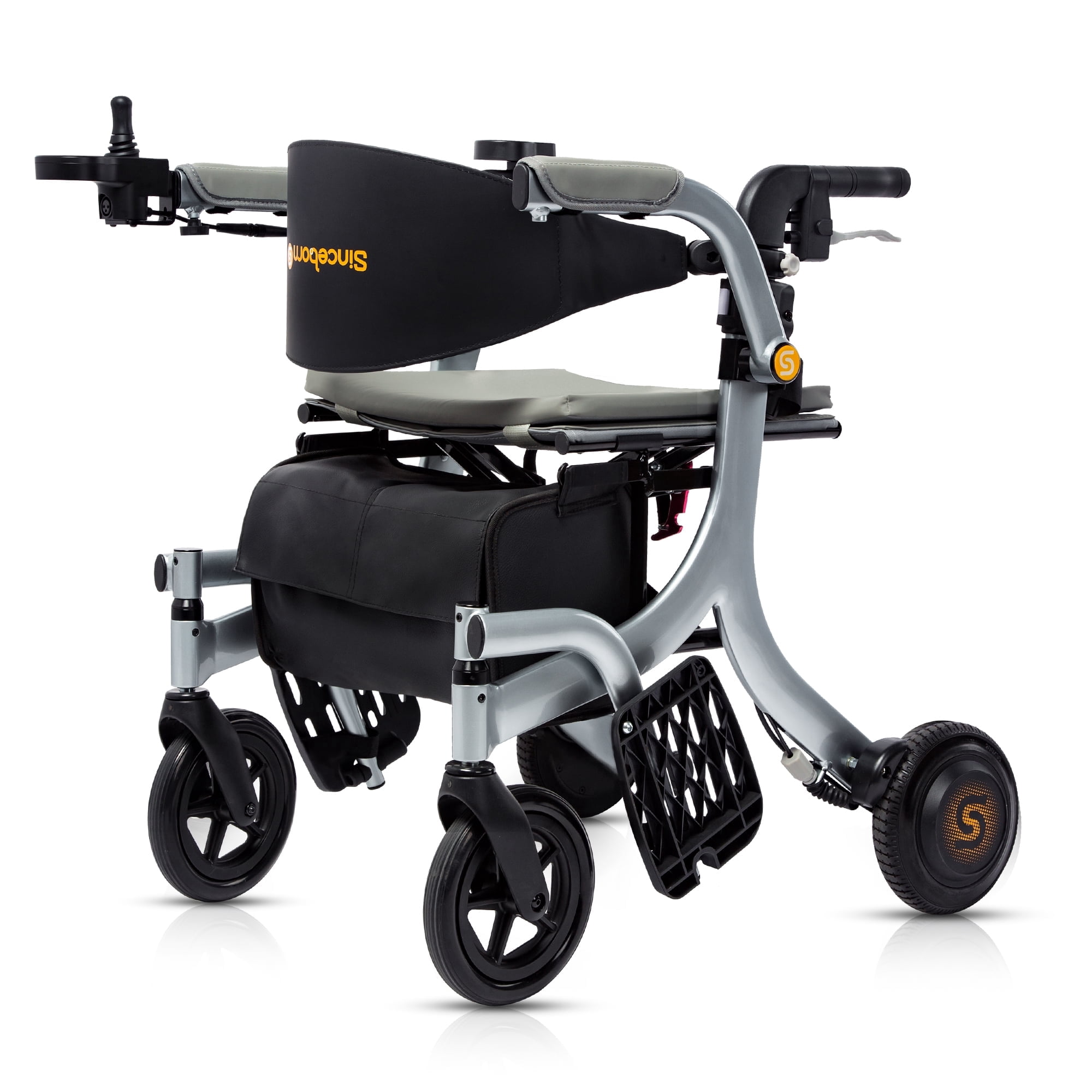 SINCEBORN 4 in 1 Electric Rollator, ER-X3, Lightweight Foldable