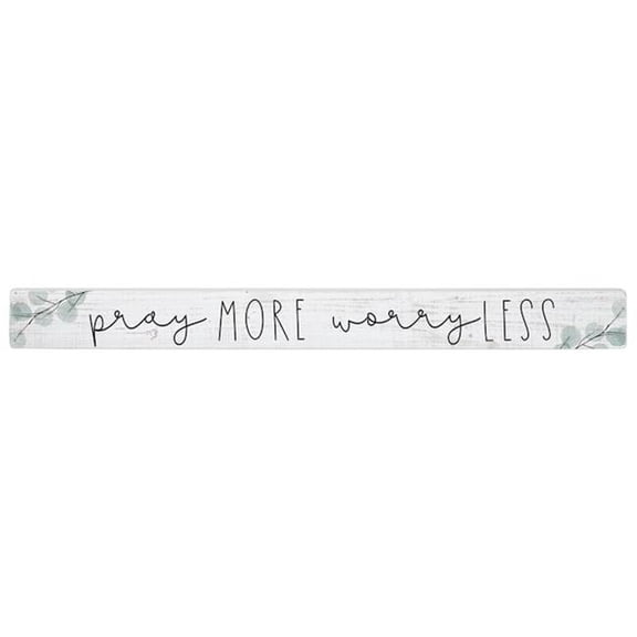Sincere Surroundings 359568 Pray More Talking Stick - 16 x 1.5 in.
