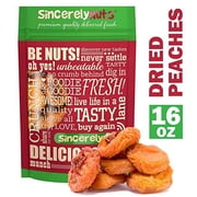 Sincerely Nuts Dried Peaches, 16 oz