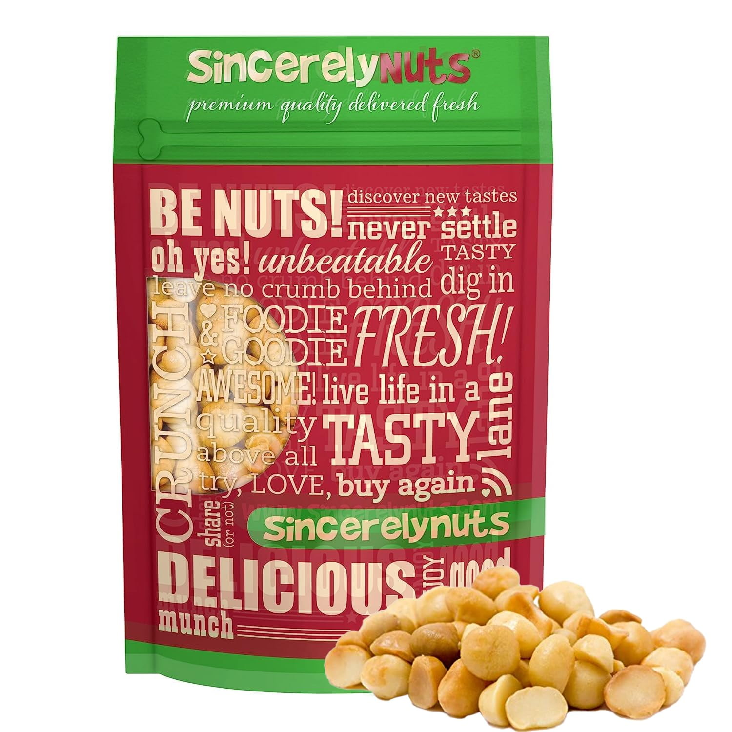 Sincerely Nuts Gourmet Macadamia MMF7 Nuts Salted & Oil Roasted, 2lb