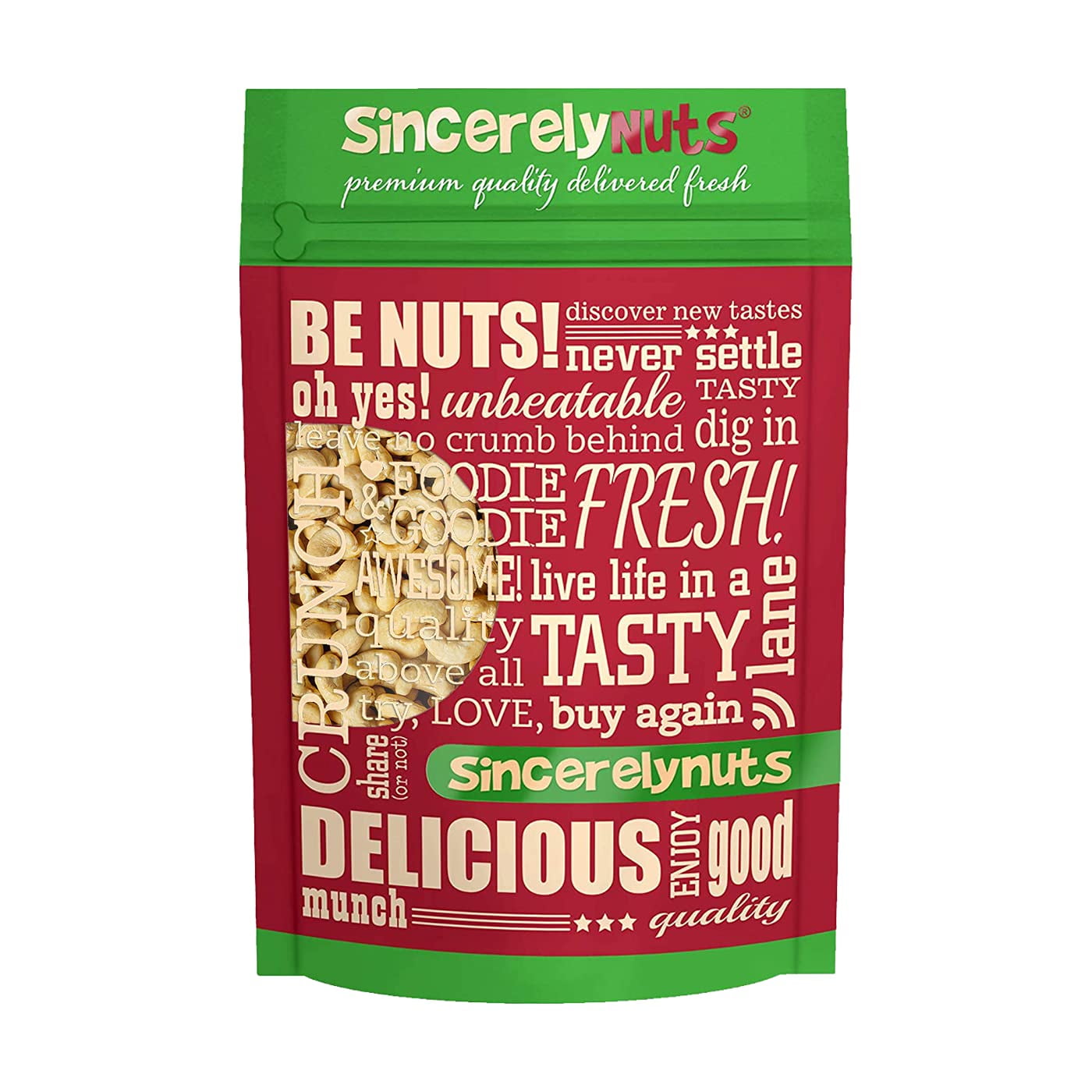 Sincerely Nuts Raw Cashews Whole and Unsalted Healthy Snack, Source