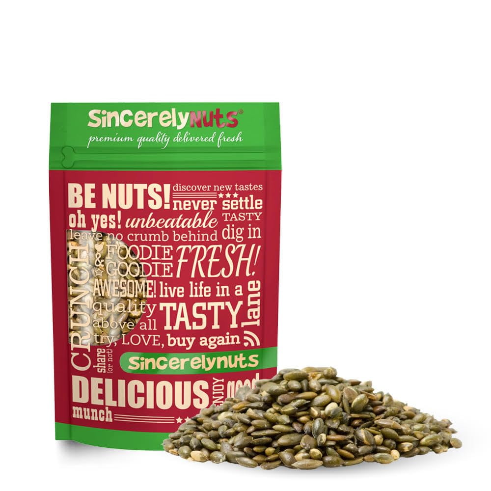 Sincerely Nuts ShelledTRDN Pepitas Pumpkin Seeds Salted (1 lb bag ...