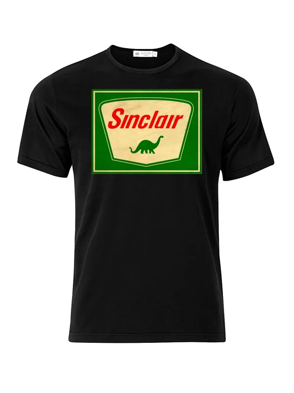 Sinclair Dinosaur - Graphic Cotton T Shirt Short & Long Sleeve