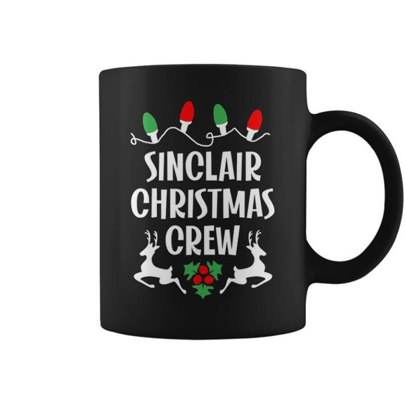 Sinclair Name Gift Christmas Crew Sinclair Coffee Mugs