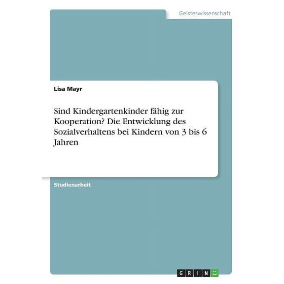 Sind Kindergartenkinder f