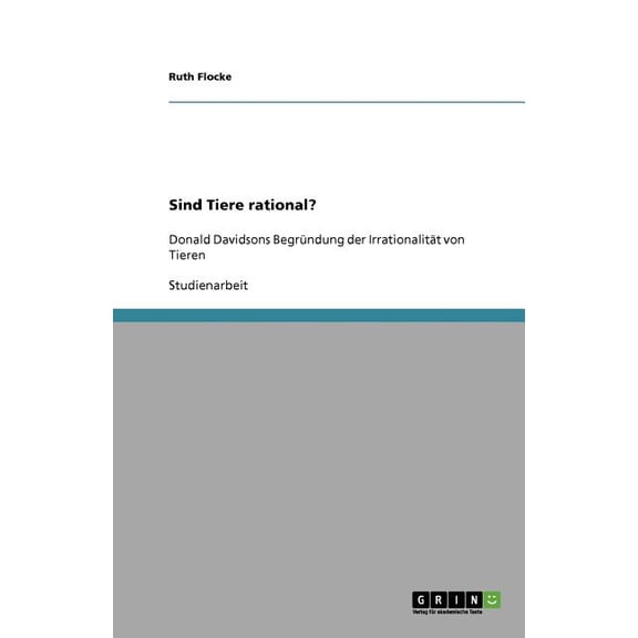 Sind Tiere Rational? (Paperback)