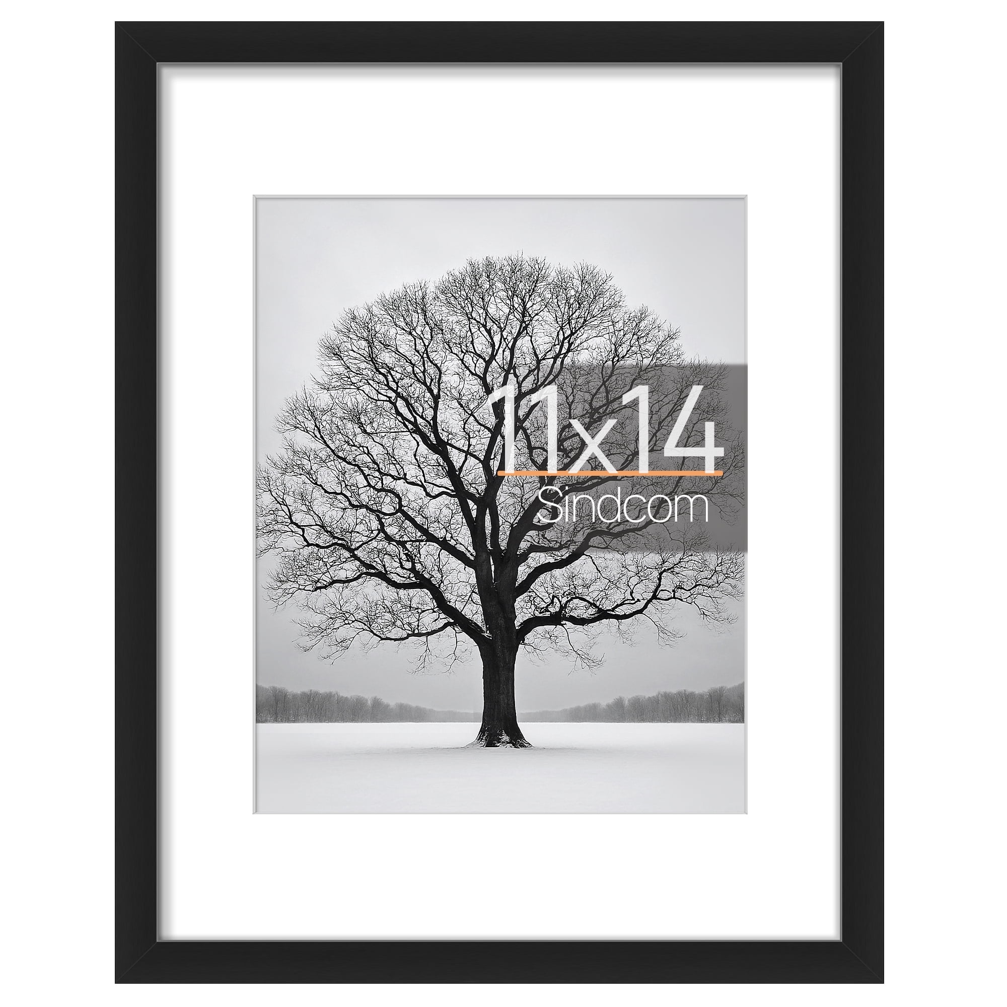 Sindcom 8.5 x 11 Picture Frame , Black , 1 Pack , Gallery Wall