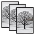 thumbnail image 1 of Sindcom 11x17 Picture Frames, Gallery Wall Poster Frames Set of 3, Black, 1 of 6