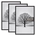 thumbnail image 1 of Sindcom 13x19 Picture Frames , Gallery Wall Poster Frames Set of 3 , Black, 1 of 6