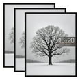 thumbnail image 1 of Sindcom 16x20 Picture Frames, Gallery Wall Poster Frames Set of 3, Black, 1 of 6