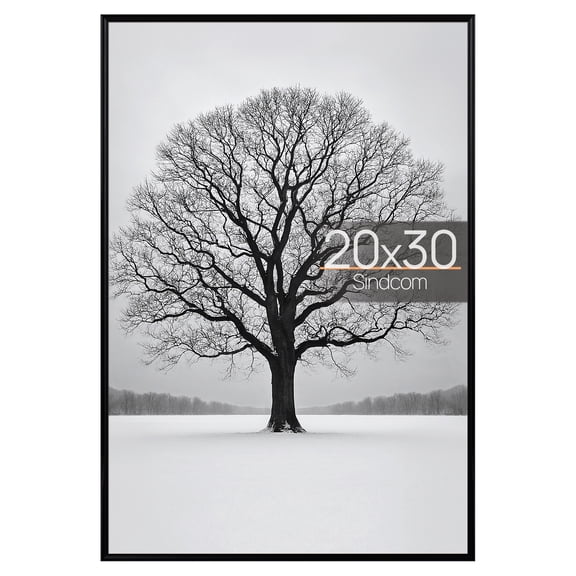 Sindcom 20x30 Poster Frames, Gallery Wall Picture Frames, Black, 1 Pack