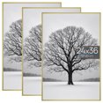 thumbnail image 1 of Sindcom 24x36 Picture Frames , Gallery Wall Poster Frames Set of 3 , Gold, 1 of 7