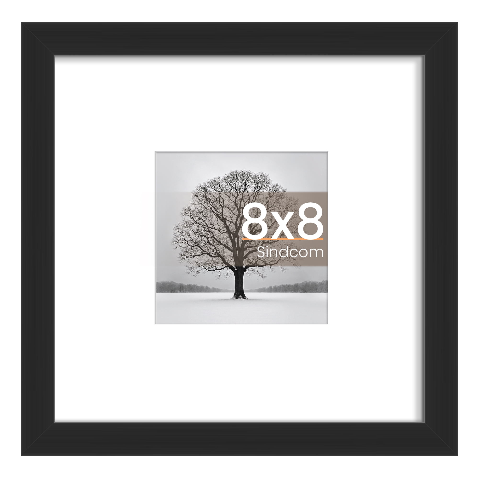 Sindcom 8.5 x 11 Picture Frame , Black , 1 Pack , Gallery Wall