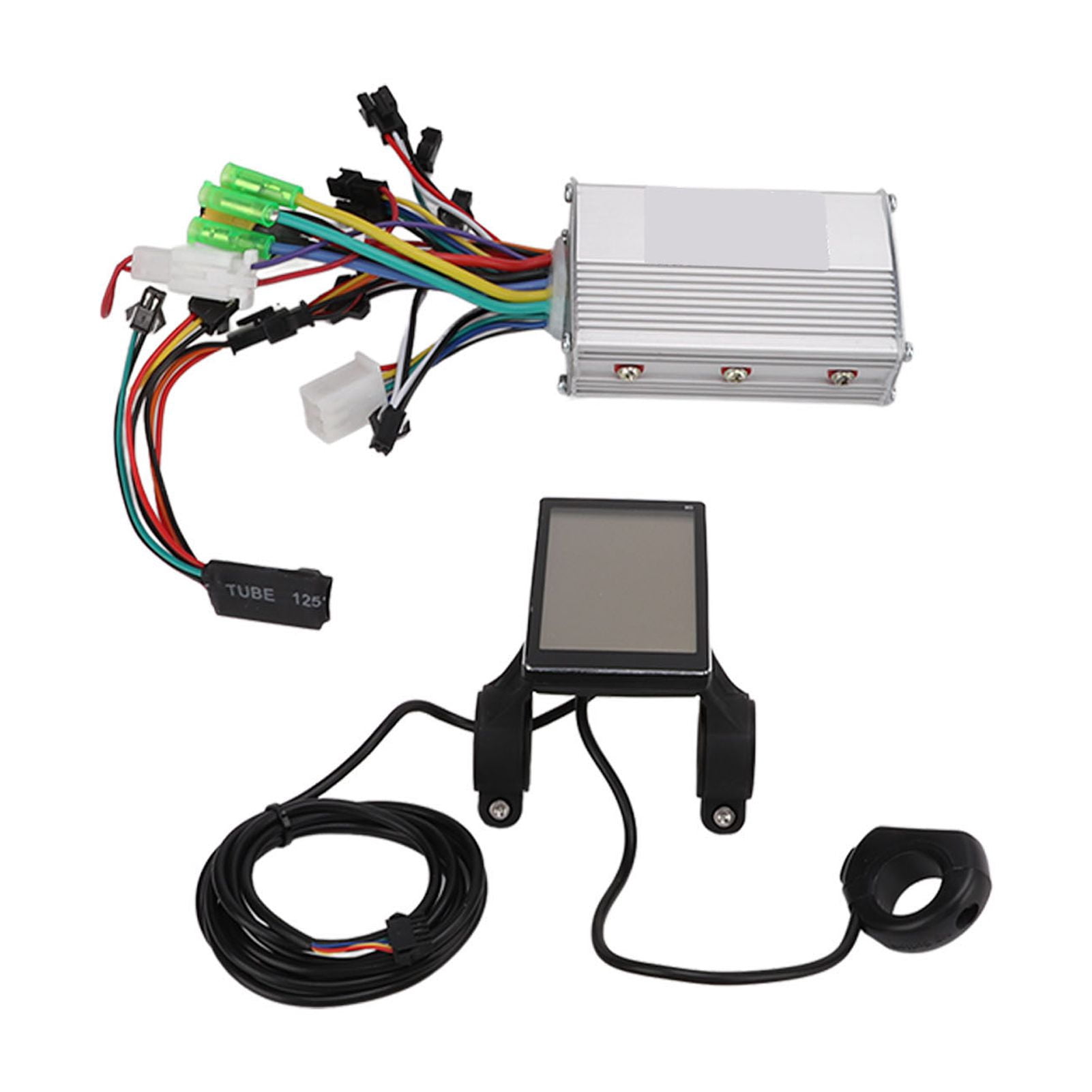 Sine Wave, 3 Mode LCD Display for Electric Bikes 36/48/60V 350W Brushless Motor Controller Kit