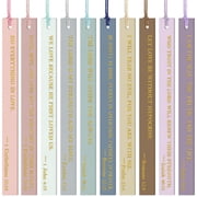 Sinekong 20 Pcs Christian Leather Bookmark for Women Men, Handmade Bible Christian Gifts for Women Book Lovers Church Book Club