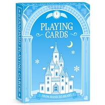 Sinekong Playing Cards, Castle Playing Cards, Standard Poker Cards for Adults (1 Pack)