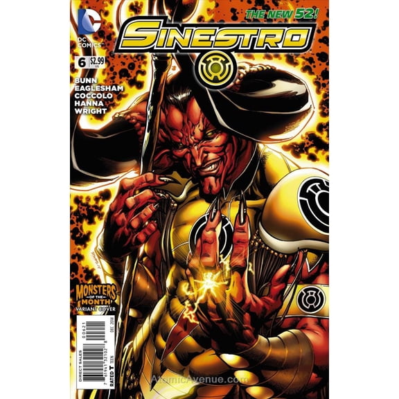 Sinestro #6A VF ; DC Comic Book