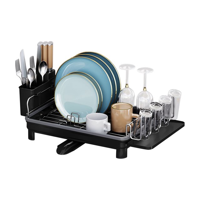 Sinfinate Dish Rack Drainers for Kitchen Counter, Dish Drying Rack for