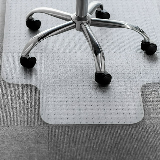 "Sinfinate 36"" x 48"" Office Chair Mat for Carpet with Extended Lip