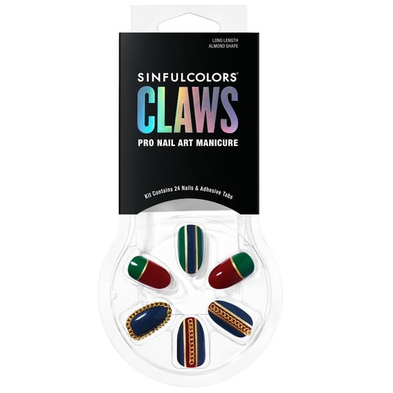 Sinful Colors 3D Claws Press On Nails, Neo Reno Rush