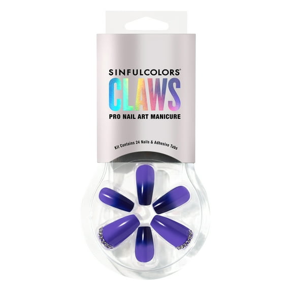 Sinful Colors Boss Up Claws, Press On Nails with Trendy Nail Art Designs, Link Me