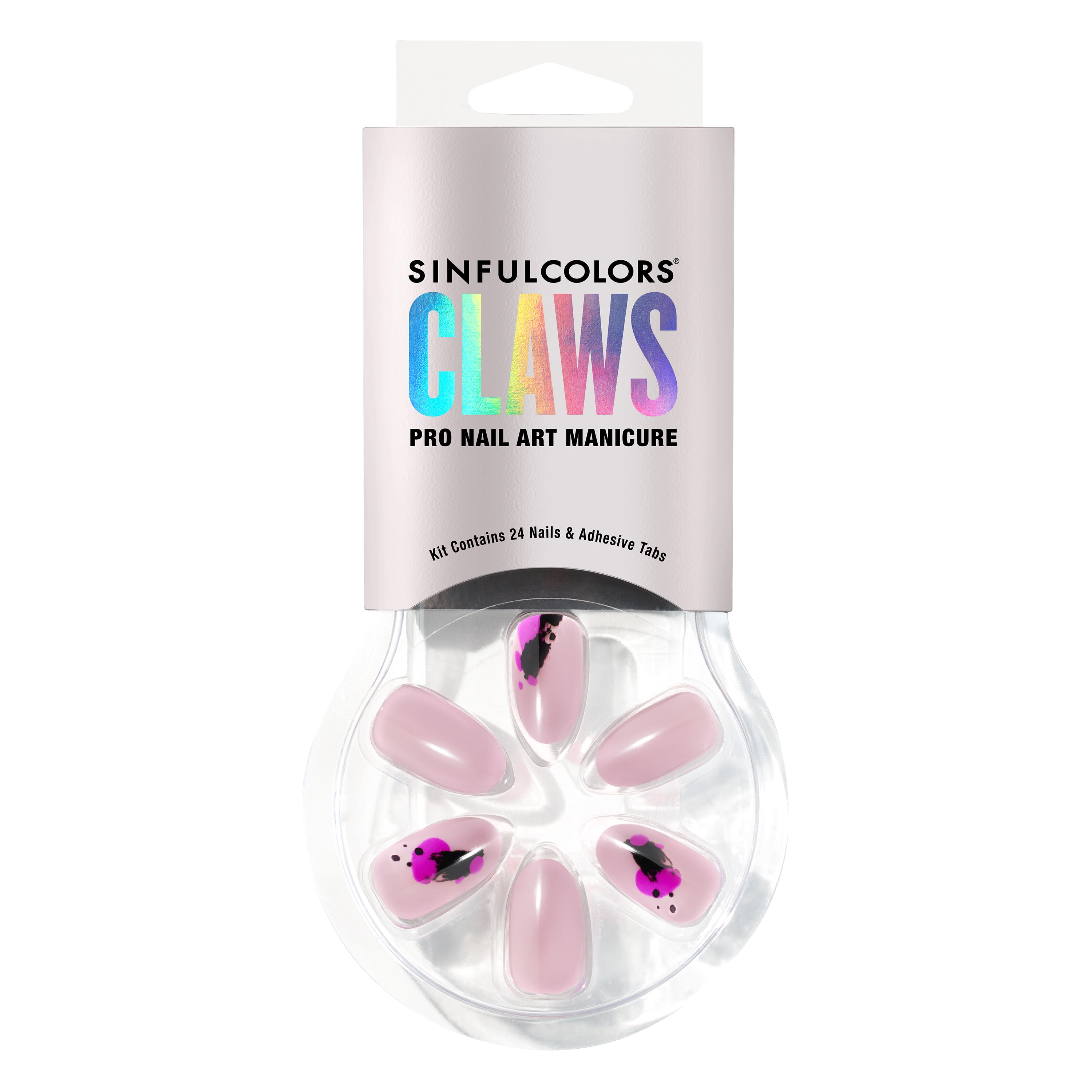 Sinful Colors Boss Up Claws, Press On Nails with Trendy Nail Art Designs, Stroke My Ego