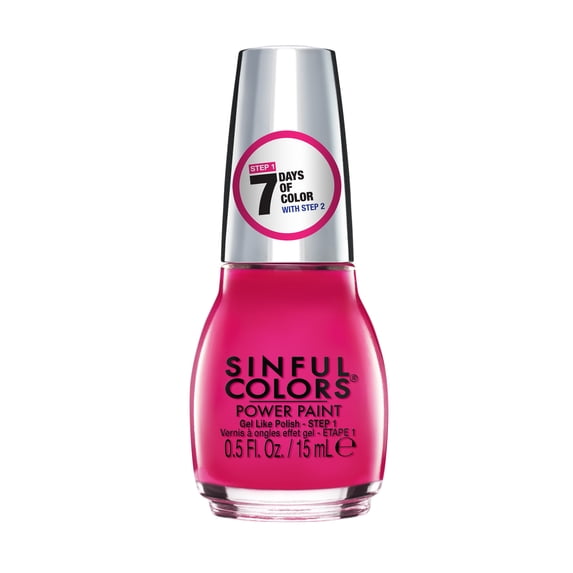 Sinful Colors Power Paint Nail Polish, 2641 Play Hard, 0.5 fl oz.