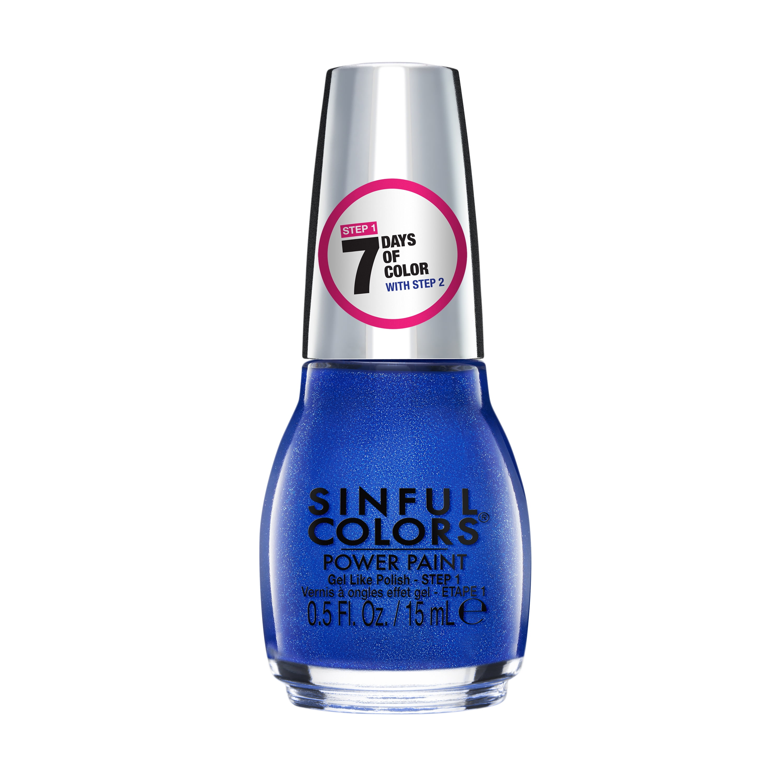 Sinful Colors Power Paint Nail Polish, 2654 Biker Jacket, 0.5 fl