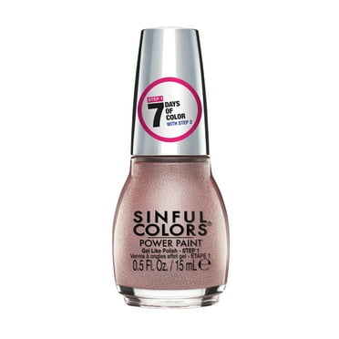 Sinful Colors Power Paint Nail Polish, 2645 Sweet & Spicey, 0.5 fl oz.