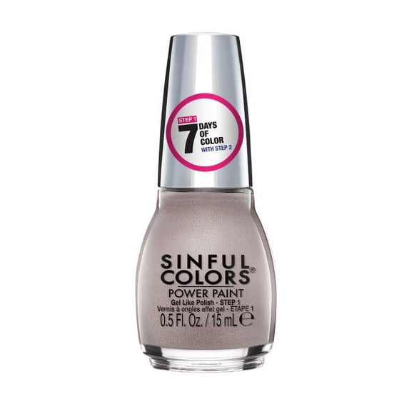 Sinful Colors Power Paint Nail Polish, 2652 Prosecco Problems, 0.5 fl oz.