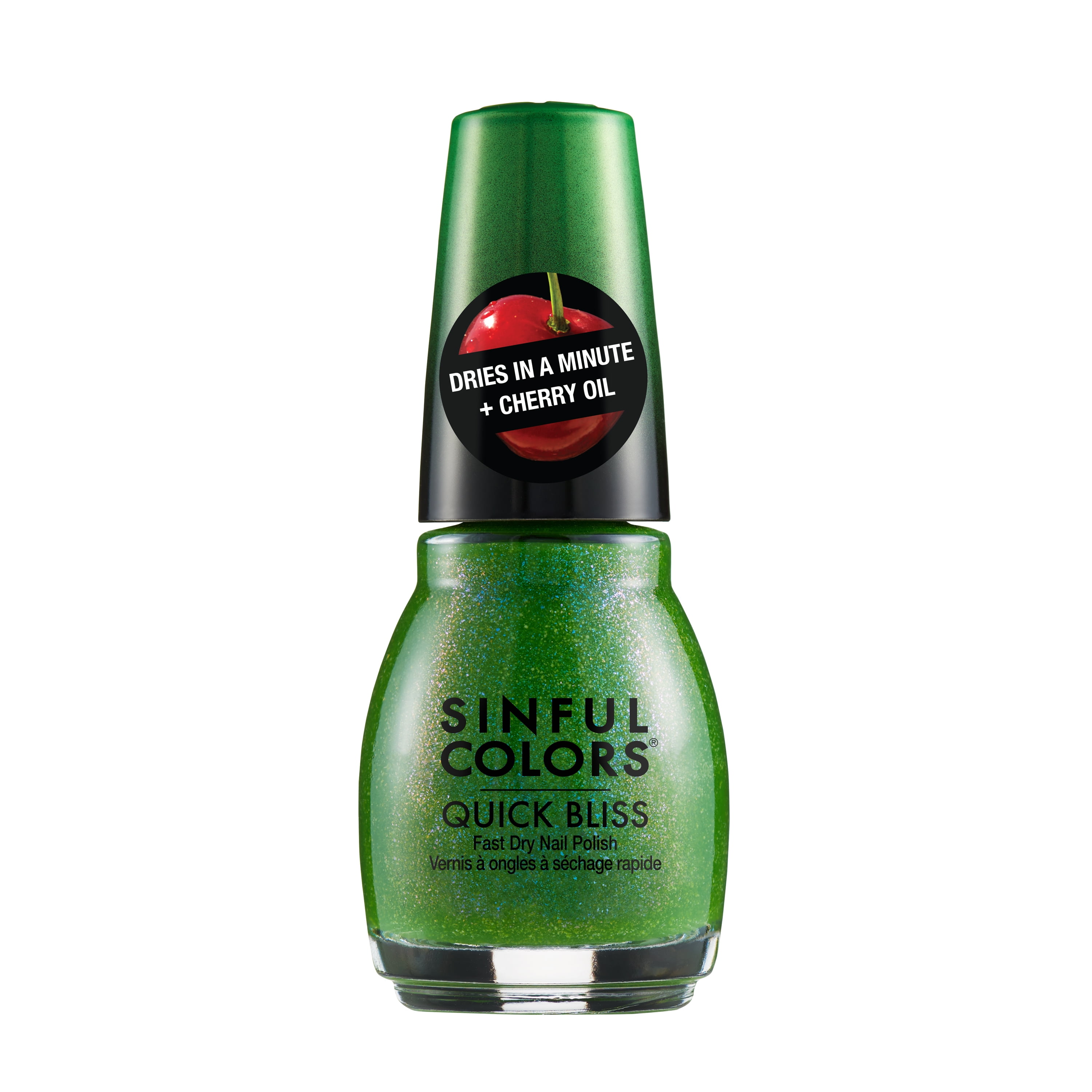 SinfulColors Quick Bliss Nail Polish, Cherry Chaser, Glossy