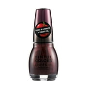 Sinful Colors Quick Bliss Nail Polish, BlackCherry