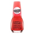 thumbnail image 1 of Sinful Colors Sheer Matte Collection Nail Polish, Long-lasting Bright Nailpaint Shades - Ruby Tutu, 1 of 6