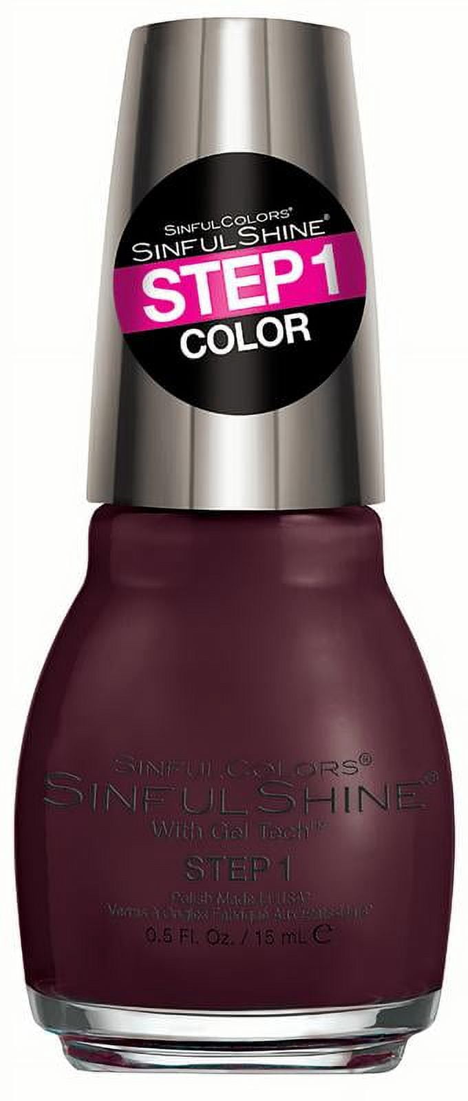 Sinful Colors Sinful Shine with Gel Tech Step 1 Nail Polish, Mirror Mirror, 0.5 fl oz