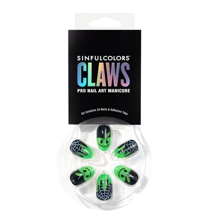 Sinful Colors Tricked Out Treats 2D Claws Press On Nails, She's a Bad Apple