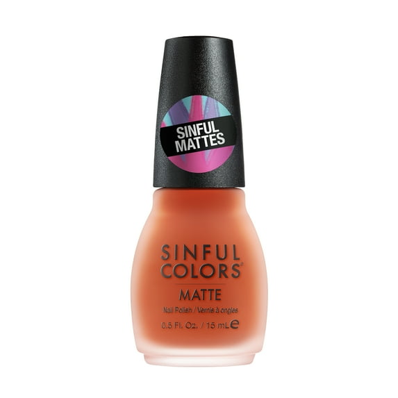 Sinful Mattes Nail Polish, Coral Craze