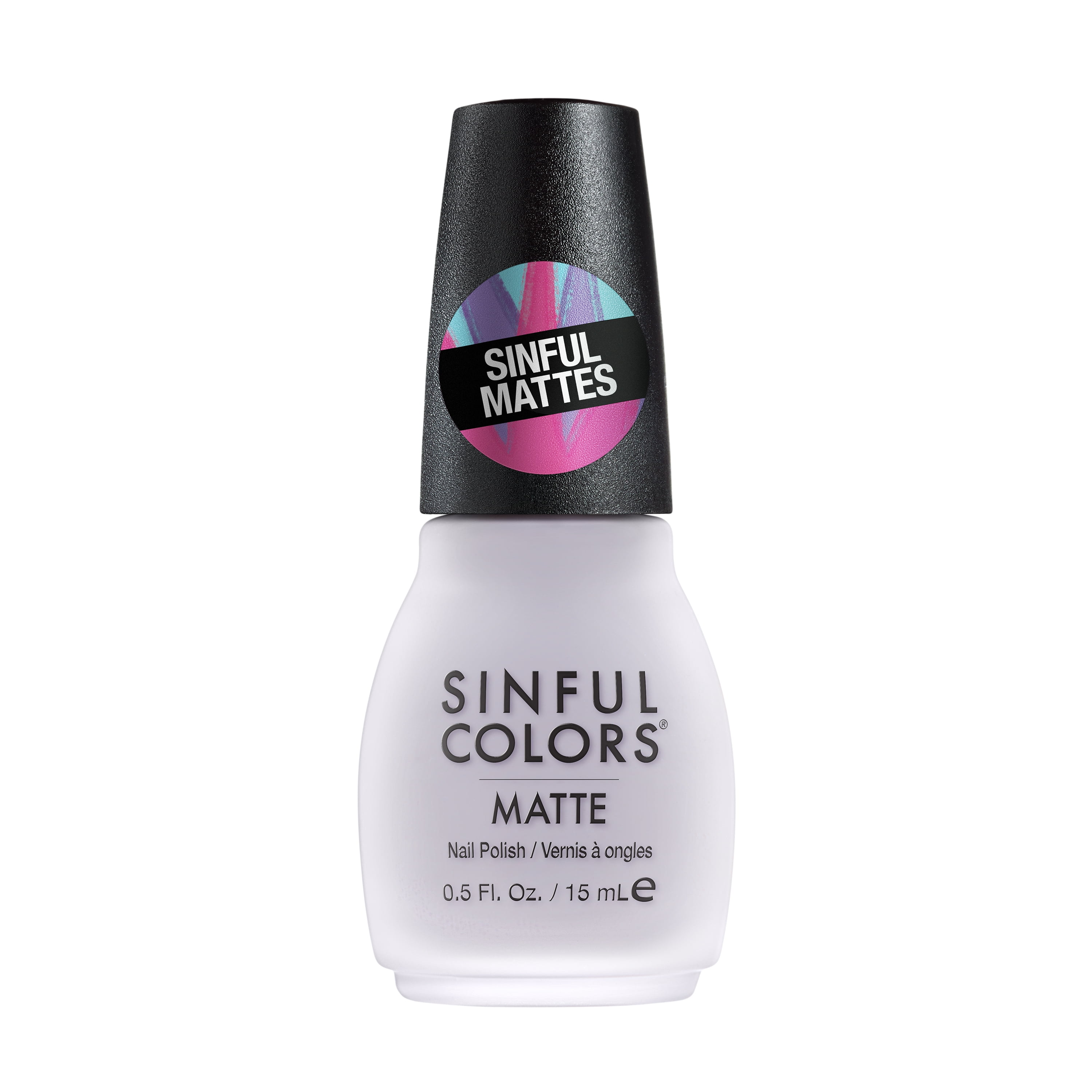 Sinful Mattes Nail Polish, White Lies