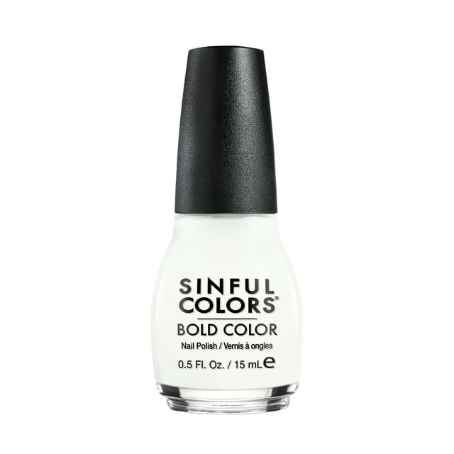 SinfulColors Bold Color, Snow Me White