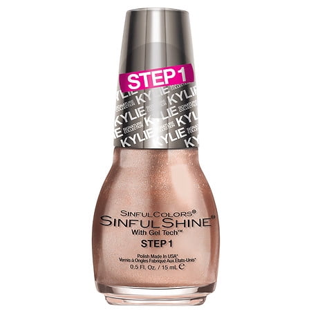 SinfulColors SinfulShine 2 Step Manicure Kylie Jenner King Kylie Collection, Step 1