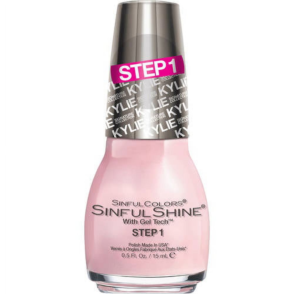 SinfulColors SinfulShine King Kylie Step 1 Nail Polish, 0.5 fl oz