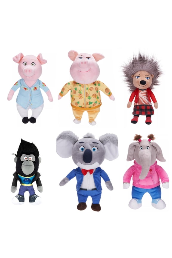 Sing 2 Buster Moon 12" Stuffed Animal Plush Toys,Buster Sing 2 Plushie Toy Doll, Soft and Skin Friendly Casual Gaming Companions Dolls, Collectibles Birthday Gifts for Fans Party Home Decor