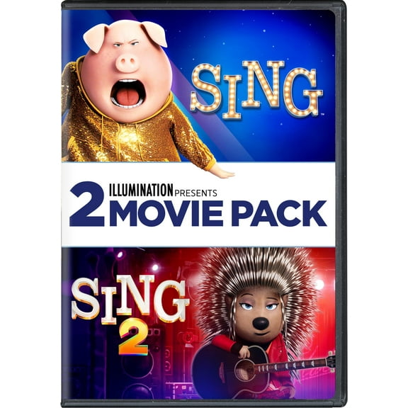 Sing 2-Movie Collection (Sing + Sing 2) (DVD)